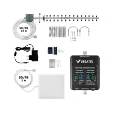 VEGATEL VT-1800/3G-kit (14Y, LED) усилитель сотовой связи и мобильного 3G интернета