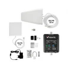 VEGATEL VT2-900E-kit (дом, LED) мощный усилитель сигнала сотовой связи для дома