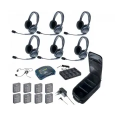 Комплект Eartec  HUB 7-DCYB UltraLITE & HUB 7 абонентов с гарнитурами 6 Double 1 Cyber Headset