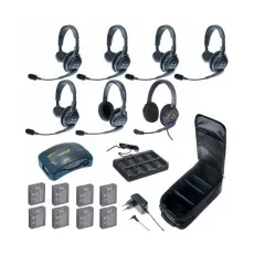 Комплект Eartec HUB 7-51MXD UltraLITE & HUB 7 абонентов с гарнитурами 5 Single 1 Double 1 Max 4G Double