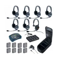 Комплект Eartec HUB 7-DMXS UltraLITE & HUB 7 абонентов с гарнитурами 6 Double 1 Max 4G Single
