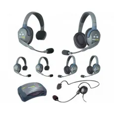 Комплект гарнитур Eartec HUB 7-33CYB UltraLITE & HUB 7 абонентов с гарнитурами 3 Single 3 Double 1 Cyber