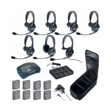 Комплект EartecHUB 7-51MXS UltraLITE & HUB 7 абонентов с гарнитурами 5 Single 1 Double 1 Max 4G Single