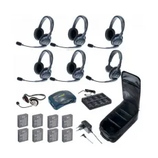 Комплект Eartec HUB 7-15MON UltraLITE & HUB 7 абонентов с гарнитурами 1 Single 5 Double 1 Monarch
