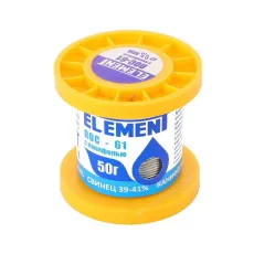 Припой ELEMENT ПОС 61 (0,5мм;50гр. с канифолью)