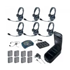 HUB 7-SCYB UltraLITE & HUB 7 абонентов с гарнитурами 6 Single 1 Cyber Headset,батареи и кейс в компл