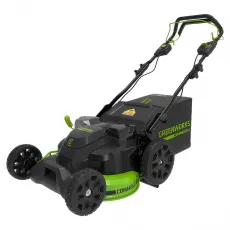 Аккумуляторная газонокосилка самоходная Greenworks TwinForce GC82LM61S бесщеточная, 82V без АКБ и ЗУ