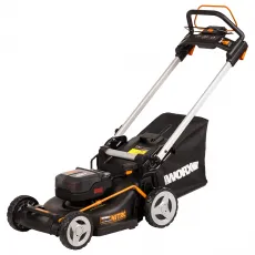 Газонокосилка аккумуляторная WORX WG749E 46см, 40V, 4Ач х2, ЗУ самоходная