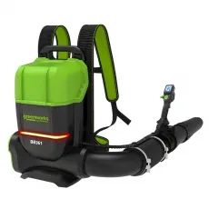 Воздуходув аккумуляторный ранцевый Greenworks GD82BP2 (362 км/ч) 82V бесщеточный без АКБ и ЗУ