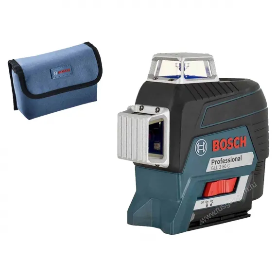 Лазерный уровень Bosch GLL 3-80 C с калибровкой + вкладка под L-BOXX