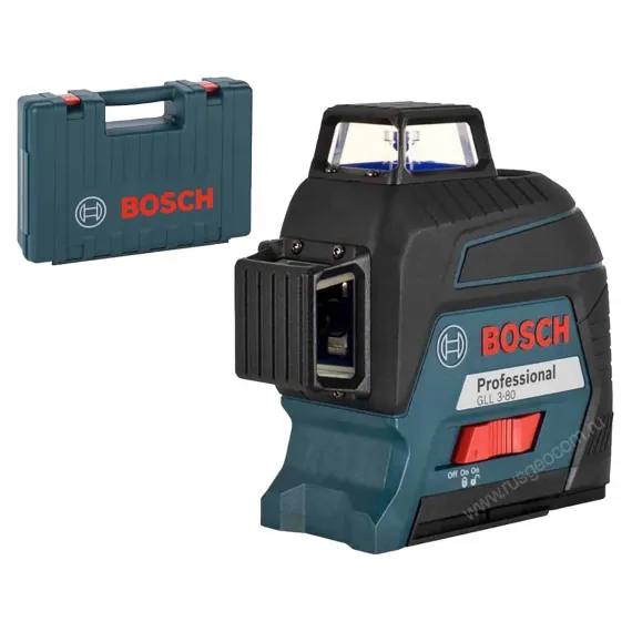 Лазерный уровень Bosch GLL 3-80 с калибровкой + кейс