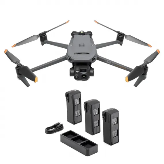 Квадрокоптер DJI Mavic 3 Thermal (Universal Edition) + Комплект аккумуляторов DJI Mavic 3 Enterprise Series Battery Kit