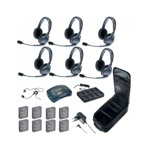 Комплект Eartec  HUB 7-DCYB UltraLITE & HUB 7 абонентов с гарнитурами 6 Double 1 Cyber Headset