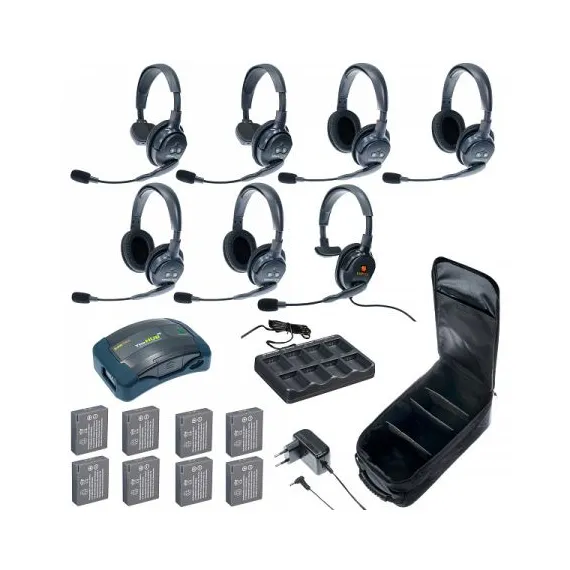 Гарнитура Eartec HUB 7-15MXS UltraLITE & HUB 7 абонентов с гарнитурами 1 Single 5 Double 1 Max 4G Single