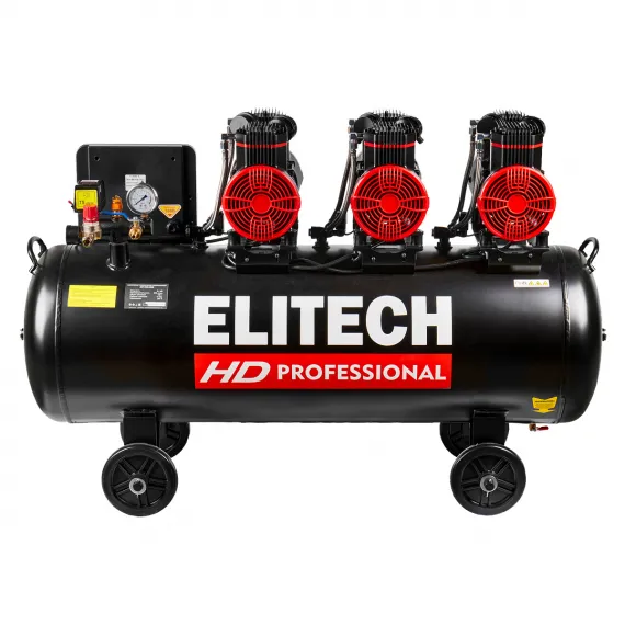 Безмасляный компрессор Elitech HD PROFESSIONAL ACF 900-160S, изображение 3