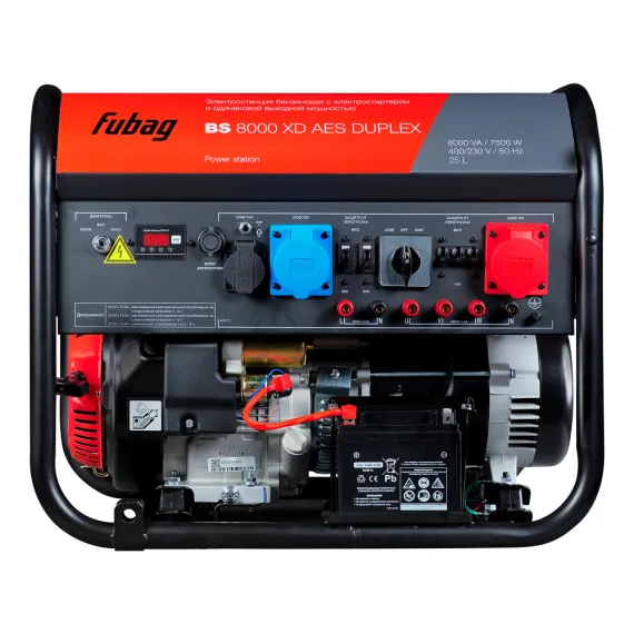 Бензиновый генератор FUBAG BS 8000 XD A ES DUPLEX, изображение 3
