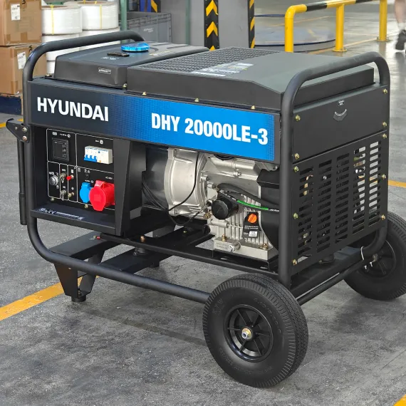 Дизельный генератор Hyundai DHY 20000LE-3, изображение 2