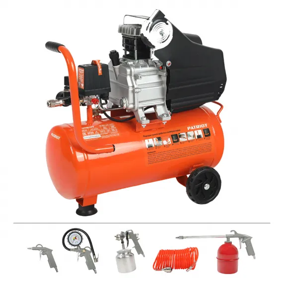 Компрессор поршневой масляный Patriot EURO 24-240K, изображение 2