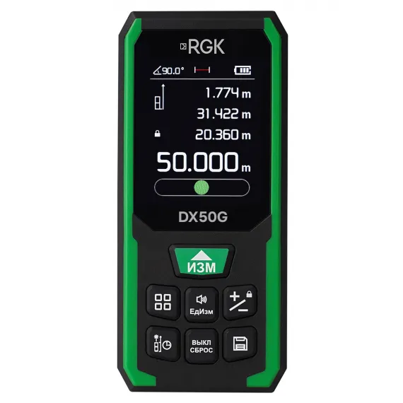 Лазерный дальномер RGK DX50G с поверкой