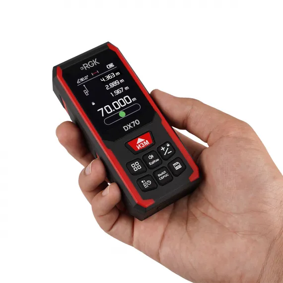Лазерный дальномер RGK DX70 с поверкой, изображение 2