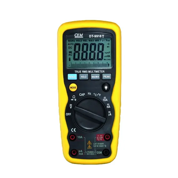 Профессиональный мультиметр CEM DT-9918T