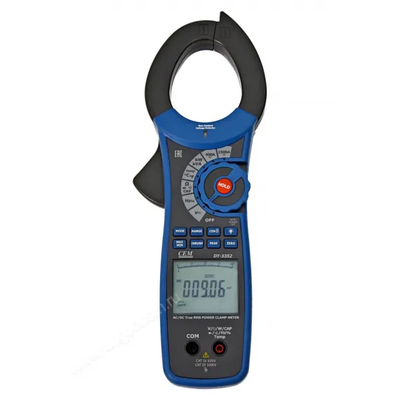 Токовые клещи CEM DT-3352 Ваттметр