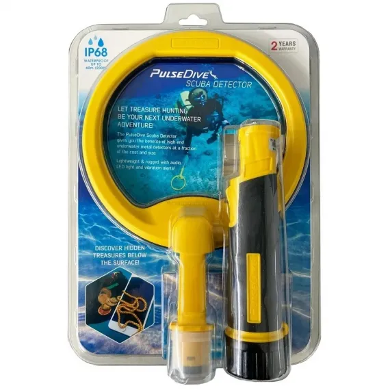 PulseDive Scuba 8″ металлоискатель (желтый)