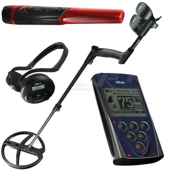 Металлоискатель XP Deus X35 (катушка 28 см, блок, наушники WS4) + MI-6