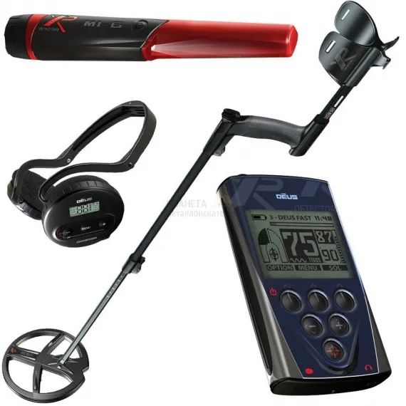 Металлоискатель XP Deus X35 (катушка 22 см, блок, наушники WS4) + MI-6
