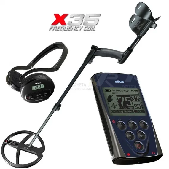 Металлоискатель XP Deus X35 (катушка 28 см, блок, наушники WS4)