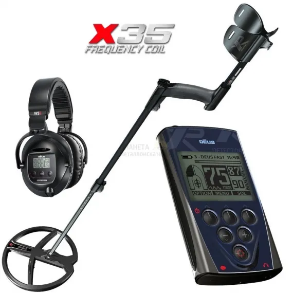 Металлоискатель XP Deus X35 (катушка 28 см, блок, наушники WS5)