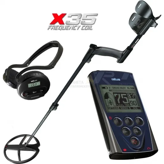 Металлоискатель XP Deus X35 (катушка 28х34 см, блок, наушники WS4)