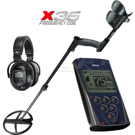 Металлоискатель XP Deus X35 (катушка 28х34 см, блок, наушники WS5)