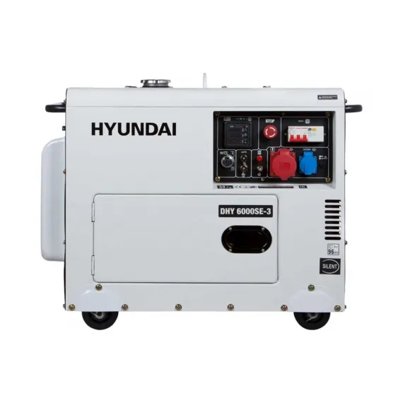 Дизельный генератор Hyundai DHY 6000SE-3