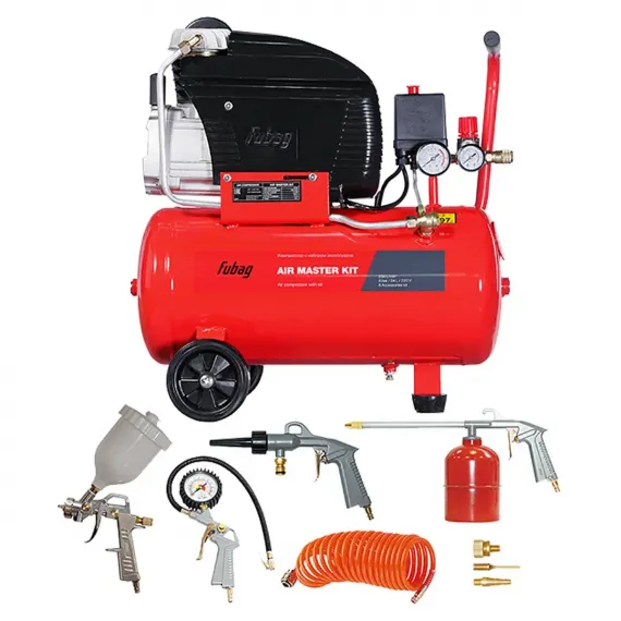 Масляный компрессор FUBAG AIR MASTER KIT + 6 (FC 230/24 + 6 предметов)