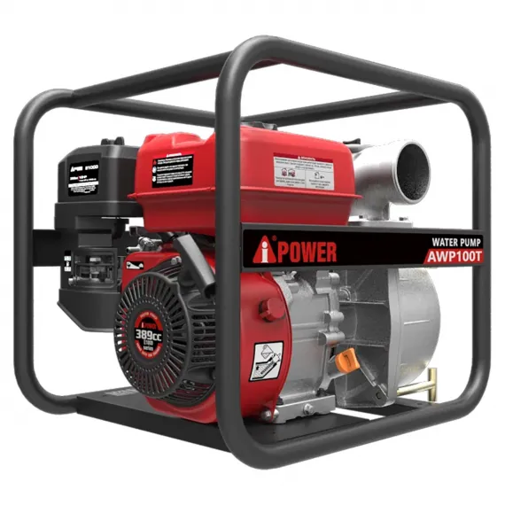Бензиновая мотопомпа для грязной воды A-iPower AWP100T