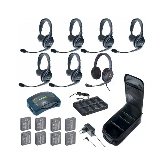 HUB 7-SMXD UltraLITE & HUB 7 абонентов с гарнитурами 6 Single 1 Max 4G Double, батареи и кейс в комп