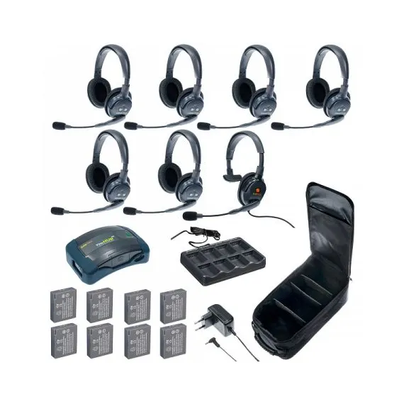 HUB 7-DMXS UltraLITE & HUB 7 абонентов с гарнитурами 6 Double 1 Max 4G Single, батареи и кейс в комп