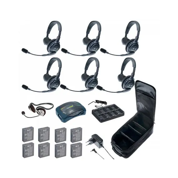 HUB 7-SMON UltraLITE & HUB 7 абонентов с гарнитурами 6 Single 1 Monarch Headset, батареи и кейс в ко