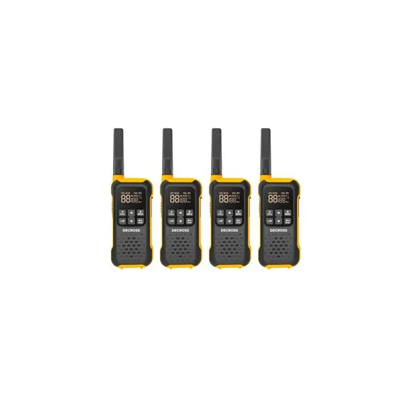 Комплект из четырех радиостанций DECROSS DC93 Orange Quad EU
